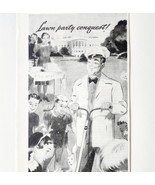 1947 Dalglish Lawn Mower Advertisement Vintage Agriculture White House D... - €21,55 EUR