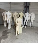 Set Of 14 Adult Headless Plus Sized Female Mannequins-Standing And Seated - $1,485.00