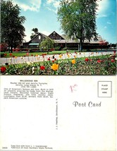 New York(NY) Long Island Milleridge Inn Red Yellow White Flowers VTGPostcard - £7.51 GBP