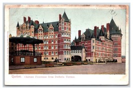 Chateau Frontenac from Dufferin Terrace Quebec City Canada DB Postcard S11 - £3.56 GBP