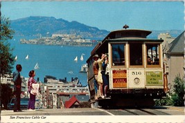 Vtg Postcard Cable Car, Hyde Street, San Francisco,  California - £5.23 GBP