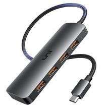 USB C to USB Hub 10Gbps, uni USB C Hub with 4 USB A 3.2 Ports, Aluminum ... - £38.36 GBP