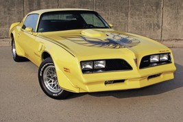 1977 Pontiac Trans Am side yellow fro, 24 x 36 Inch Poster, formula, 6.6 engine - £16.43 GBP