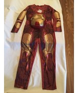  Disguise Size 7 8  Iron man costume includes mask jumpsuit boys - £18.07 GBP