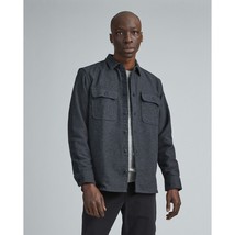 Everlane Mens The Heavyweight Overshirt Relaxed Uniform Charcoal Heather... - $57.87