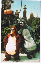 Postcard Look For The Bare Necessities Baloo &amp; King Louie Walt Disney World - $2.96