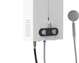 White, 1.85Gpm 7L Portable Instant Hot Water Heater For Outdoor Use With... - £172.56 GBP