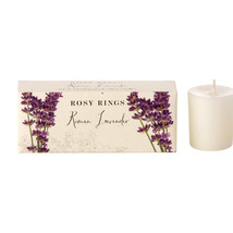 Rosy Rings Roman Lavender Hand Poured Votive Candles Set of 3 - £18.74 GBP