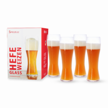 Spiegelau Beer Classics Hefeweizen Set of 4 Crystal Clarity - £45.56 GBP