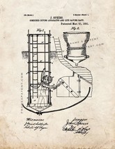 Combined Diving Apparatus And Life Saving Raft Patent Print - Old Look - £6.22 GBP+