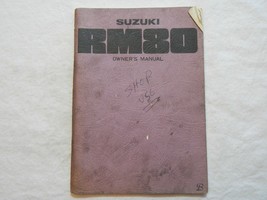 1977 Suzuki RM80 Owner's manual operator RM 80 repair guide - $17.32