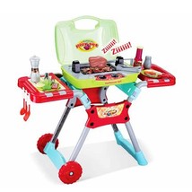 29&quot; Deluxe Kitchen BBQ Pretend Play Grill Set with Light and Sound - £60.45 GBP