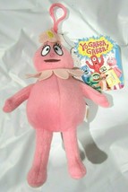 2014 Yo Gabba Gabba 9&quot; FOOFA Pink Plush Doll Bag Clip Nick Jr. - £7.14 GBP