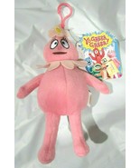 2014 Yo Gabba Gabba 9&quot; FOOFA Pink Plush Doll Bag Clip Nick Jr. - £7.07 GBP