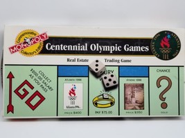 Vintage Monopoly Vintage 1996 Atlanta Summer Olympics Board Game COMPLETE - £33.80 GBP