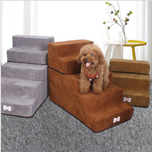 Pet Stairs Steps Cat And Dog Climb Stairs 3 Stairs Pet Bed Stairs - £31.96 GBP