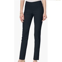 Charter Club Womens 12 Deepest Navy Blue Skinny Leg Ankle Dress Pants NW... - $29.39