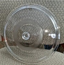 VTG 12 1/2&quot; Glass Replacement Lid, With 11 1/2&quot; Inner Lip USA 28 - £11.21 GBP