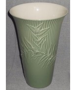 LENOX Natures Impressions WOODLAND LEAVES PATTERN Large 10&quot; Vase - $39.59