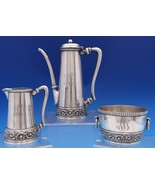 Tiffany and Co Sterling Silver Chocolate Set 3-piece 5230/5916 Olympian ... - $3,302.97 CAD