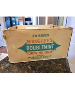 1950s Vtg Wrigleys Spearmint DoubleMint Chewing Gum Shipping Box General... - $1,891.90 MXN