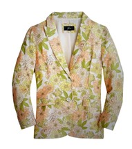 J.CREW Cupro-blend Long Parke Blazer In Zinnia Floral Size 0 - $89.09