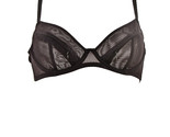 L&#39;AGENT BY AGENT PROVOCATEUR Womens Bra Sheer Elegant Black Size S - £23.00 GBP