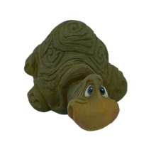 Turtle Miniature Figurine K.K. Green 2&quot; Resin Cartoon Abstract Animal - $12.00
