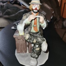 EMMETT KELLY JR Signature Professional Series Figurine  Flambro, fortunes - $19.60