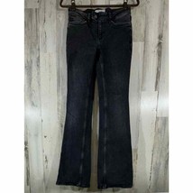 Free People We The Free Faded Black Jeans Size 27x32 Mid Rise Bootcut - £21.95 GBP