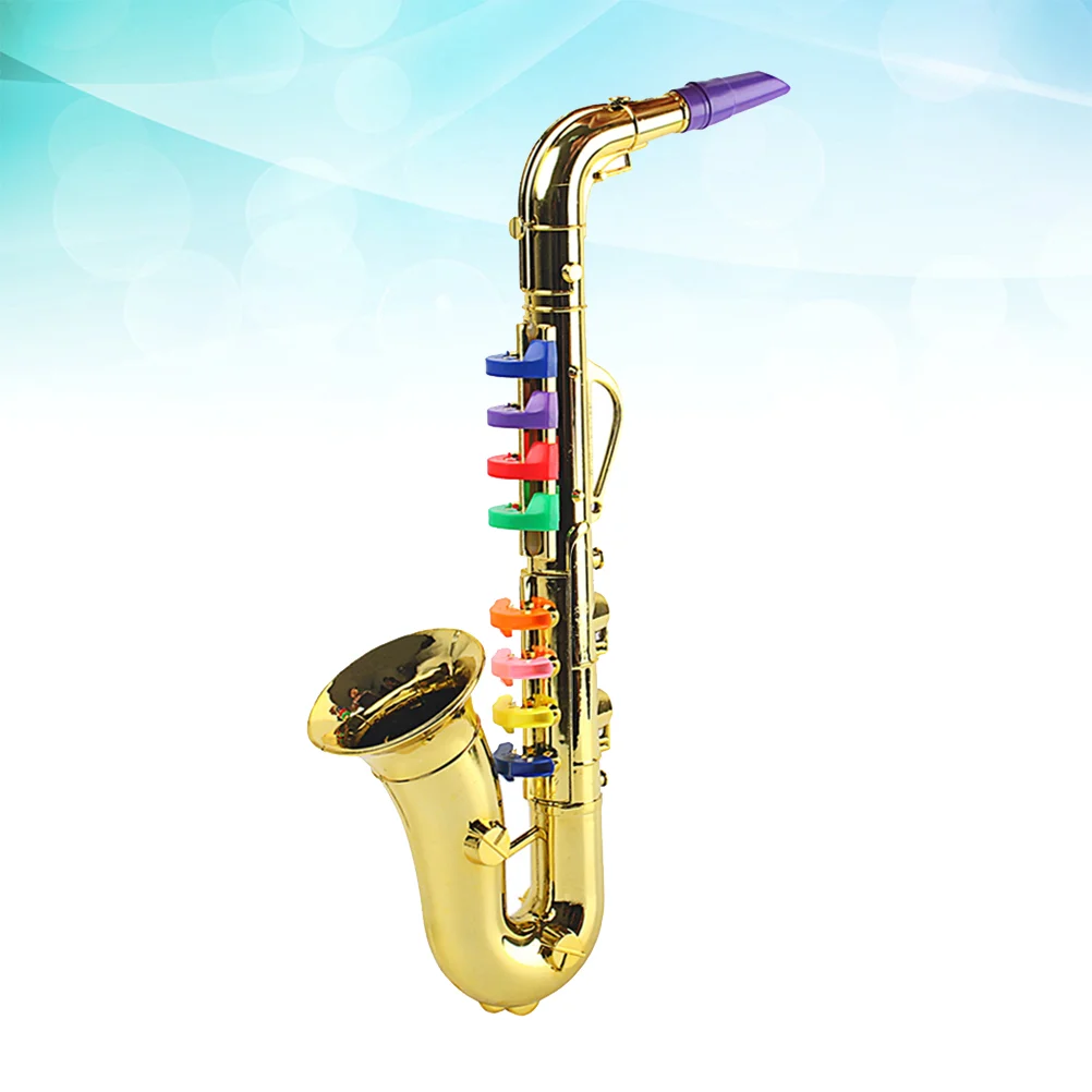 Kids Toddlers Toys Musical Wind Instruments 8 Rhythms Metallic Golden Toddlers - £15.91 GBP