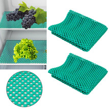 2 X Refrigerator Liner 12&quot; X 12&quot; Kitchen Pad No Slip Fridge Bin Drawer S... - £12.58 GBP