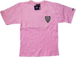 NYPD Pink Tee Short Sleeve New York Finest Back T-Shirt NYPD - £7.17 GBP+