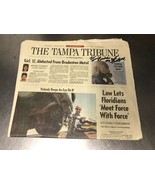 The Tampa Tribune Article About Theo Bell Aitographed Buccanneers NFL Y4 - $2,257.82 MXN