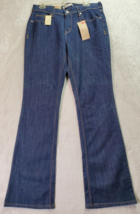 Levi&#39;s 515 Bootcut Jeans Womens 10L Blue Denim Cotton Pockets Casual Flat Front - £28.17 GBP
