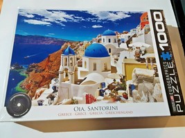 Eurographics Oia, Santorini Greece 1000-Piece Puzzle sealed - $24.74