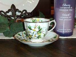 VINTAGE TEA CUP AND SAUCER Royal Albert WHITE DOGWOOD SERIES - $29.99