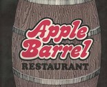 Apple Barrel Restaurant Menu Pennsylvania 1980&#39;s - $17.82