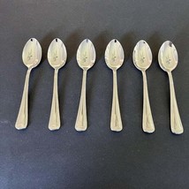 Lot Of 6 Gorham Monet Glossy 18/8 Stainless Steel 6-1/2&quot; Teaspoon - £14.10 GBP