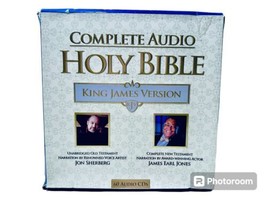 The Complete Audio Holy KJV Bible 60 CDs Narrations By James Earl &amp; Jon Sherberg - £62.80 GBP