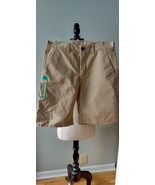 Haggar Clothing Co. Men&#39;s Eco Shorts Khaki size 32 Outdoors Vacation - $17.04