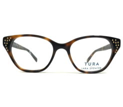 Tura Eyeglasses Frames LS112 TOR Tortoise Gold Cat Eye Lara Spencer 49-17-135 - £36.37 GBP