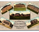 Multi Vista New York Stato College Di Agriculture Ithaca Ny Unp DB Carto... - $10.20