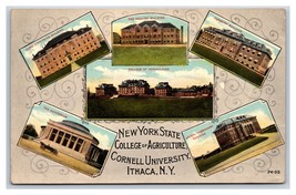 Multi Vista New York Stato College Di Agriculture Ithaca Ny Unp DB Cartolina W15 - £8.13 GBP