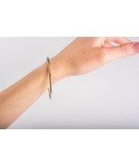 Square Bangle-Bangle Bracelet-Cuff Bracelet-14k Gold Bangle-Ladies Gold ... - $573.00+