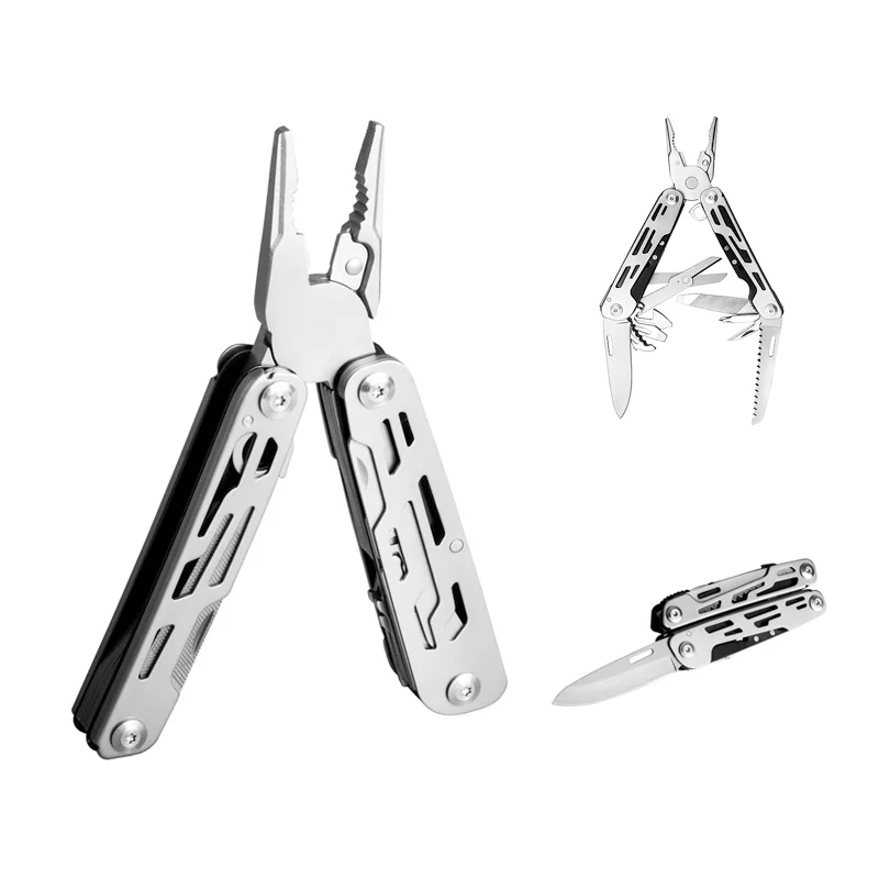 New Multitools Folding Plier EDC Scissors Camping Multi Tools Pliers Screwdriver - £29.83 GBP+