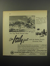 1955 Italian State Tourist Office Ad - For top thrift season value see Italy  - £14.78 GBP