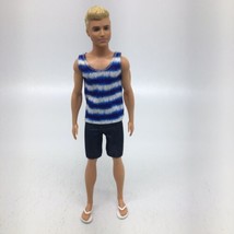 Mattel Barbie&#39;s Fashionistas Ken Beach Casual Doll 12&quot; -Blond Hair - £10.94 GBP