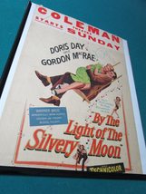 Rare Doris Day/Gordon Macrae By The Light Of The Silvery Moon 1960 Poster - £184.30 GBP