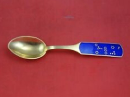 Christmas Spoon by A. Michelsen Danish Sterling Silver Teaspoon 1964 Vermeil - £86.25 GBP